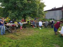 Stimmung beim Hoffest.