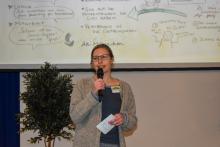 Annika ruft zum Mitmachen auf.