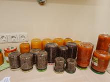 Ein Teil der fertigen Gläser.